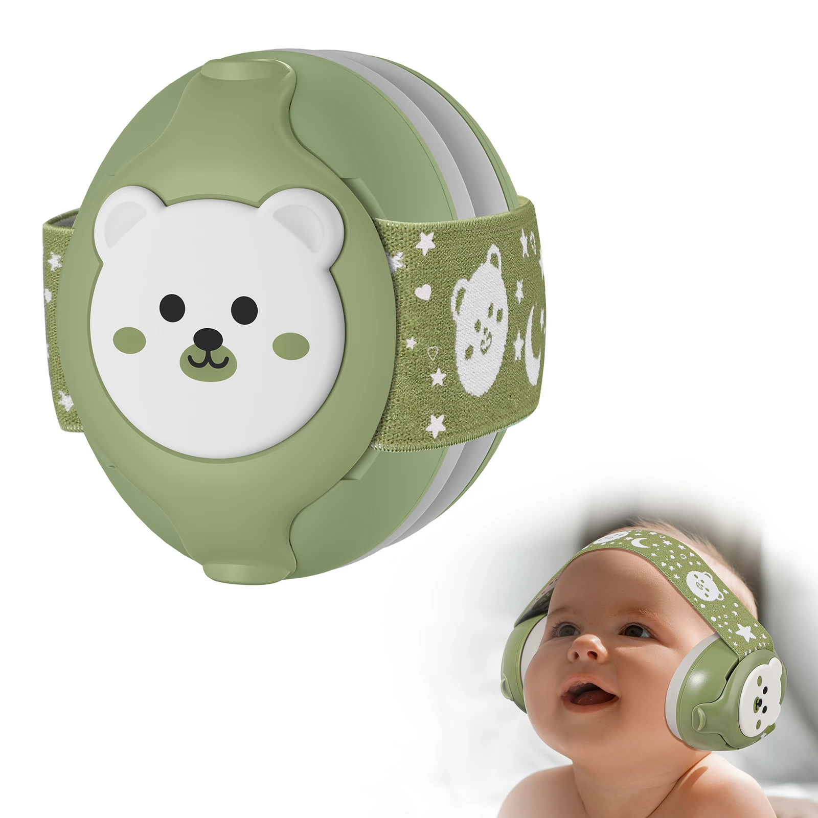 Ear Defenders Baby Earmuff for kids sleeping by Plaine baby noise canceling headset for hearing protection