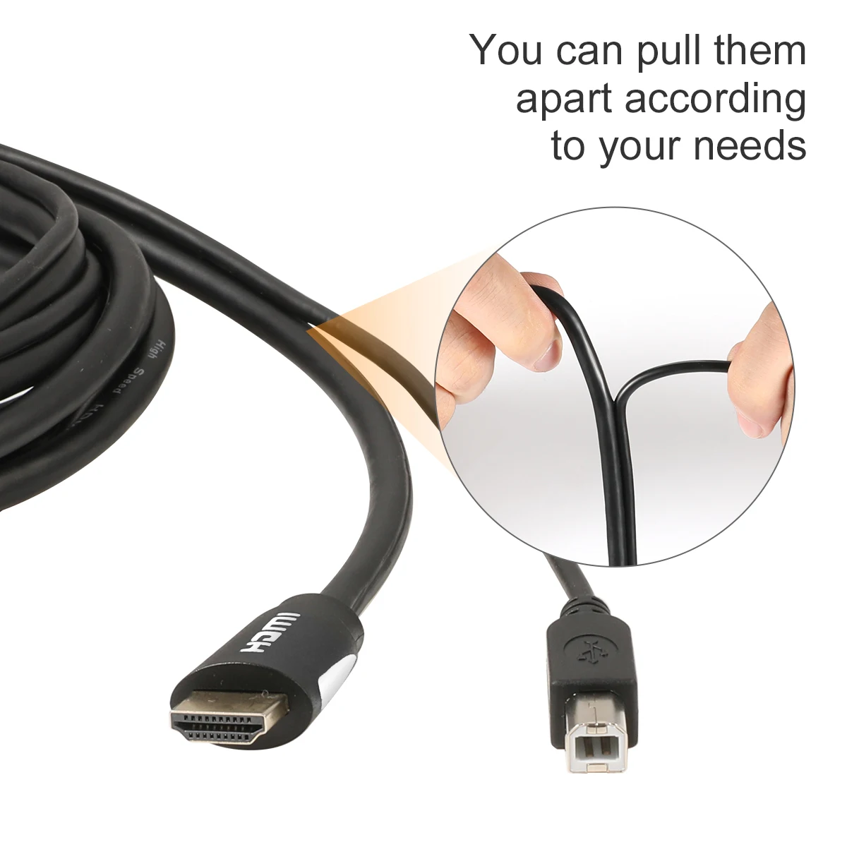 High Quality HDMI Cable 4k 32 Audio Channels 48/36 Bit Male to Male 18 Gbps Dual View 240hz 60hz 3D ARC 4k30hz 3m HDMI Cable