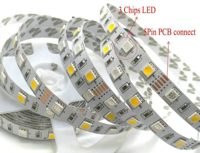 SMD 5050 5V RGB LED Strip Copper Body SK6812 WS2812B Addressable Pixel for Light Strings Lighting Circuitry Design Solutions