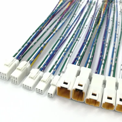 3pin/way female male 03T-JWPF-VSLE-S 03R-JWPF-VSLE-S Automotive  wiring harness socket custom-made waterproof wire harness