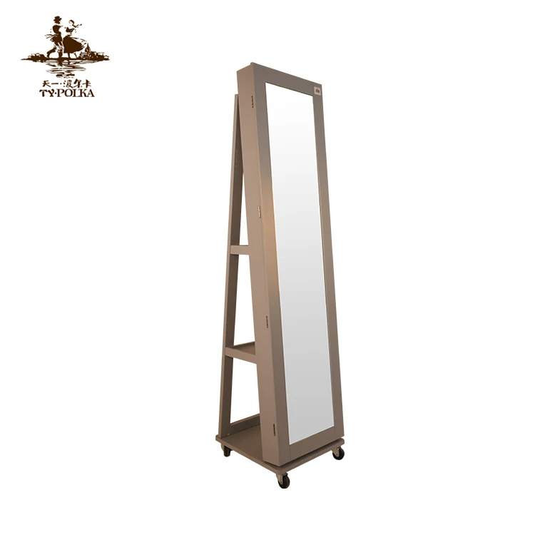 Standing Mirror Storage Jewelry Cabinet Organizers Armoire For Sale