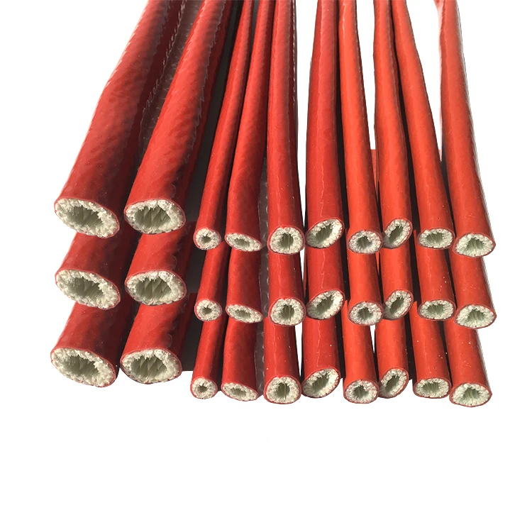
25mm Hydraulic Hose Heat Protection Silicone Fiberglass Insulation Sleeving 