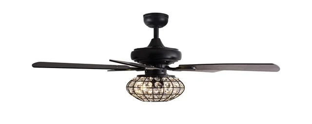 Retro Style Classic Hotel Antique Control Led Ceiling Fan With