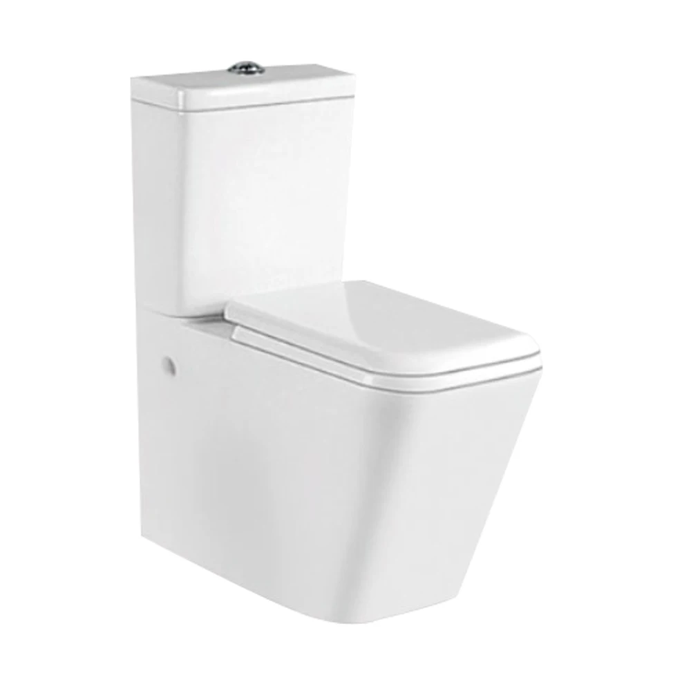 Bathroom Ceramic WC Wash Down Two Pieces Toilet Hot Sale Sanitary Ware High Quality Floor Mounted Gravity Water Close set Toilet