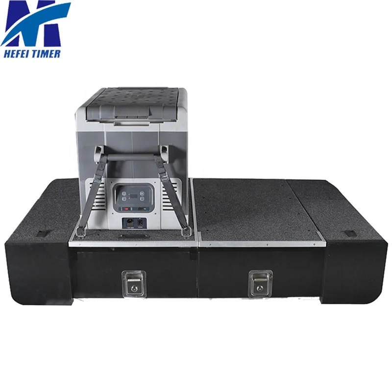 Factory Car Aluminum truck slide bed Drawers system for Ford F150/ Ranger /Transit Van AW1380-27 PICK-UP/ UTE/SUV black Drawers