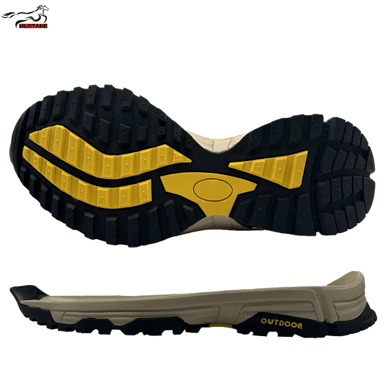 Mustang Factory Make Price Sole Casual sports Shoes Outsole Rubber Material High Quality Sneaker Shoe Sole for Mongolia