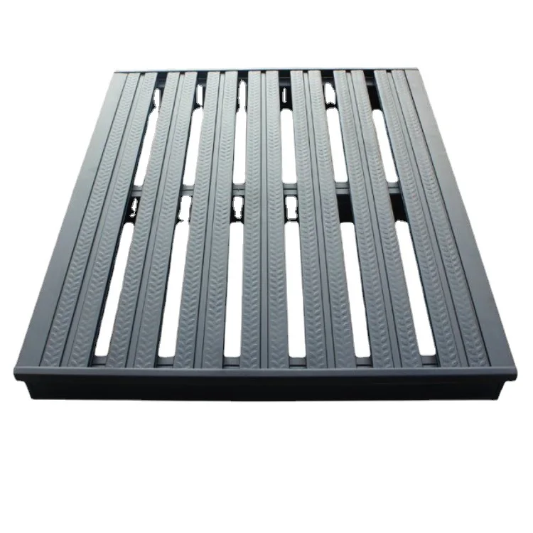 Manufacturers selling galvanized tray forklift logistics iron metal tray bedplate forklift platform stack the card board