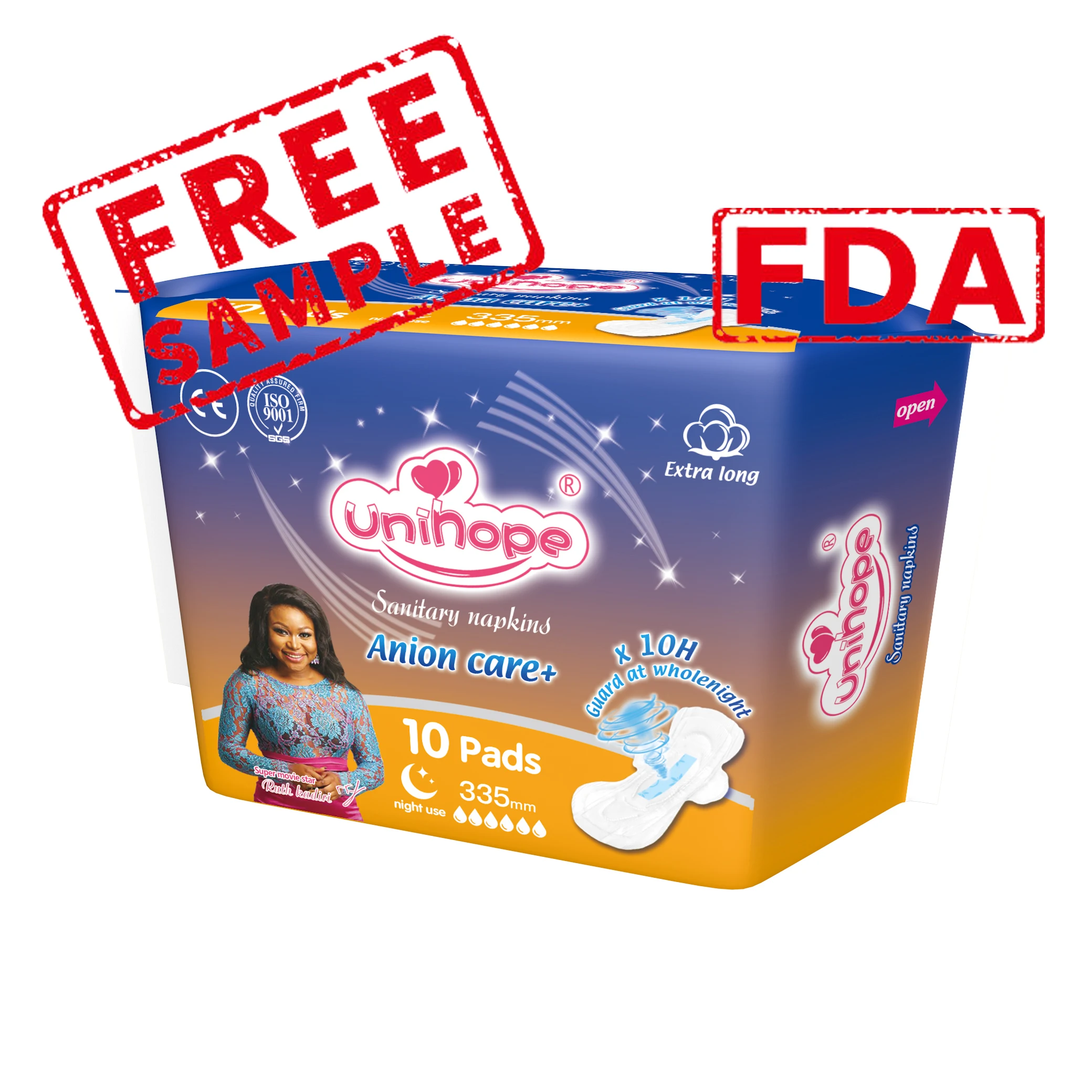 Good Quality Napkin Sanitary Pad Manufacturer Menstrual Pads Reusable For 100% Safety