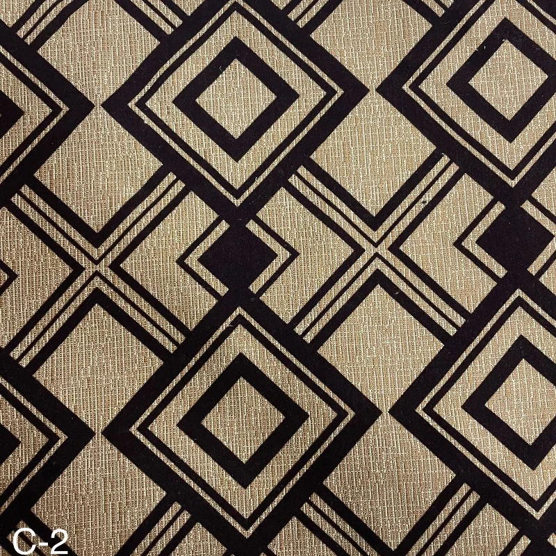 2023 Customized Home Textile 100% Polyester Diamond Checker Pattern Retro And Breathable Sofa Fabric