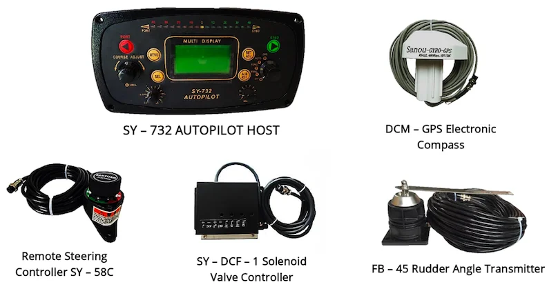SY-732 B Marine Autopilot System for Vessels, yacht