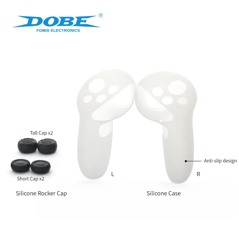 TY-3829 Silicone Case For Meta Quest 3 Joysticks Protective Cover For Meta Quest 3 Controller Rubber Cover