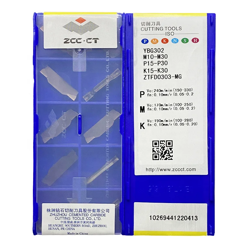 ZCC ZTFD YBG302 ZTFD0303-MG твердосплавные вставки CNC токарные инструменты для токарного станка качественные товары
