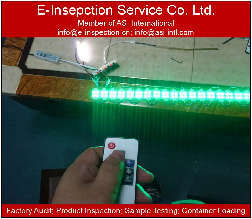 China Zhejiang Product quality inspection Led light inspection service