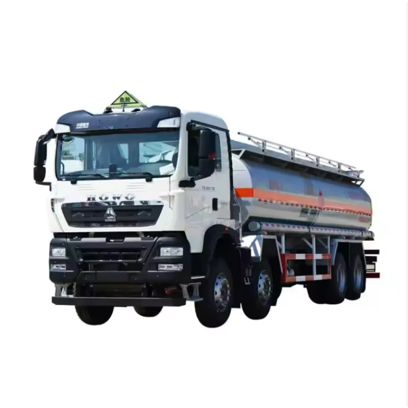 SINOTRUK HOWO Новый 5000L Стальной Топливный бак грузовик дизельный двигатель механическая коробка передач 8x4 привод нового поколения автоцистерна