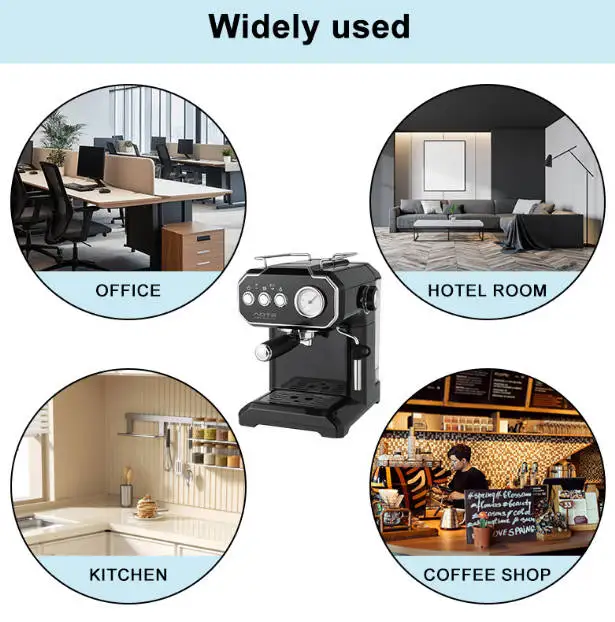 Italian Semi-Automatic Coffee Machine High-Pressure Coffee Maker for Home and Office Use