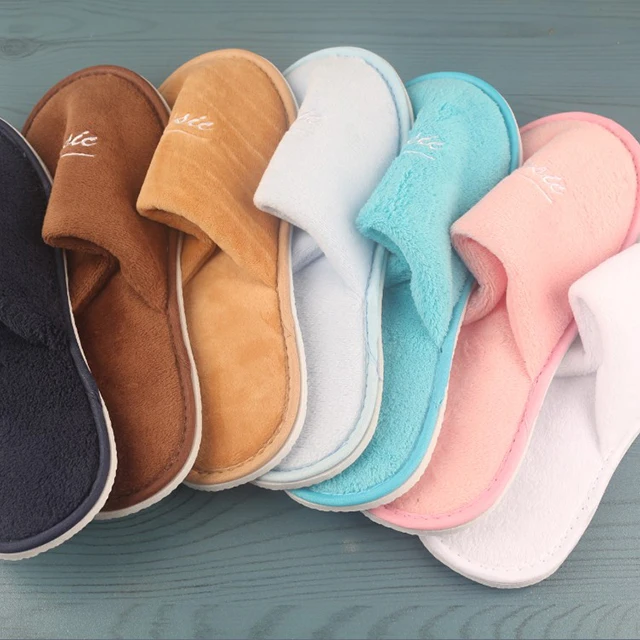 High-Quality Unisex Terry Slippers with EVA Sole, Perfect for Hotel & Spa Guests, Comfortable & Durable, Available in Adult