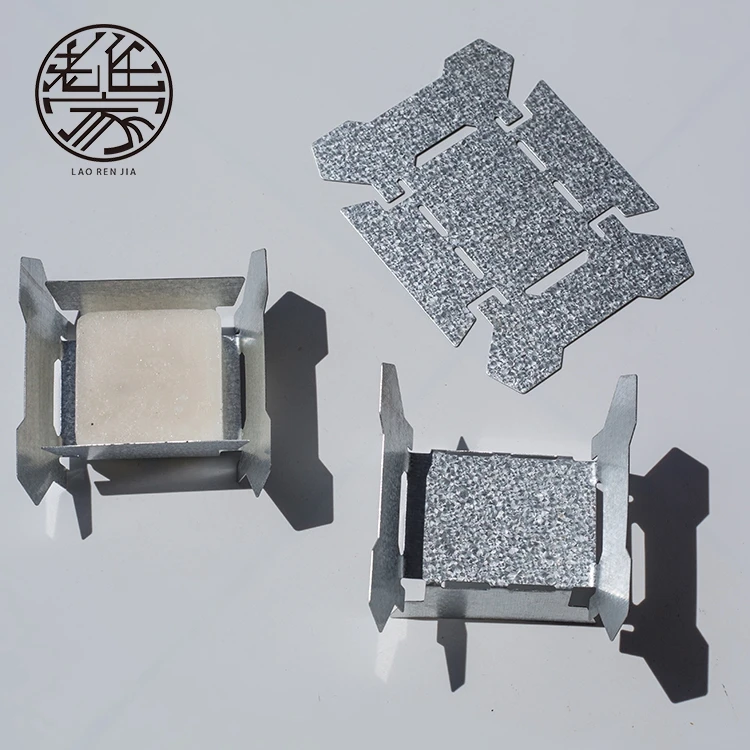 HongQiang Hinsime, длительный срок гарантии, инструмент для барбекю, твердотопливный планшет, зажигалка для мини-складной спиртовой металлической печи