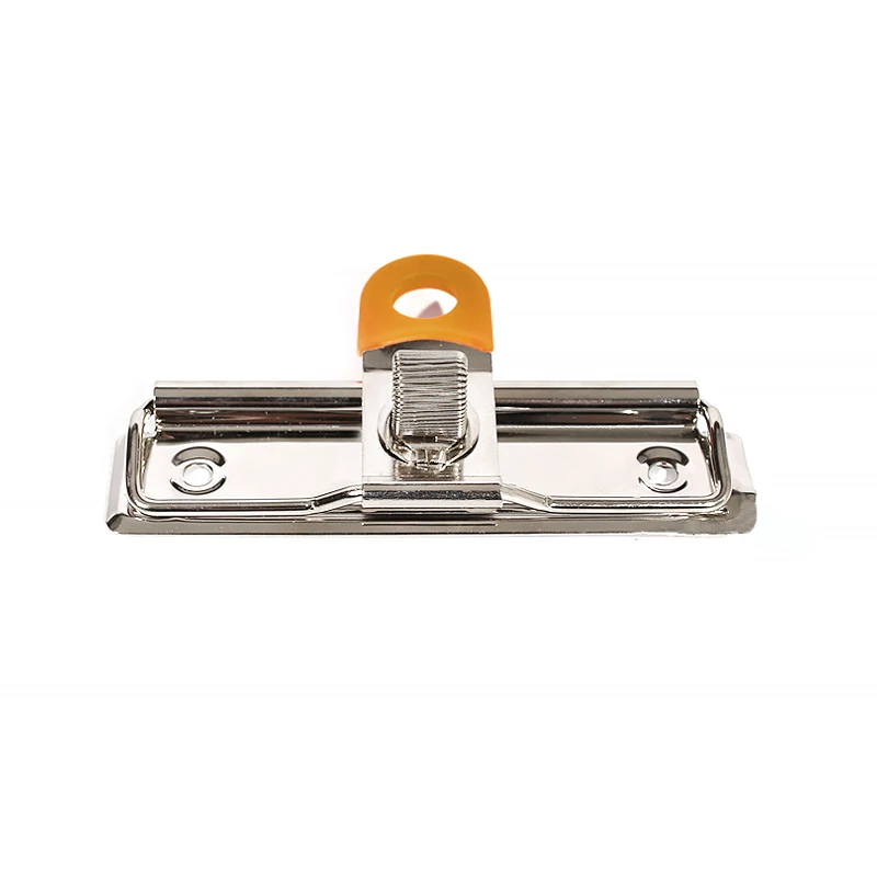 Hardware Office Nickel Metal Board Clip&Paper Clip Metal Wire Clips With Pen Holder And Triggers For A4 Clipboard