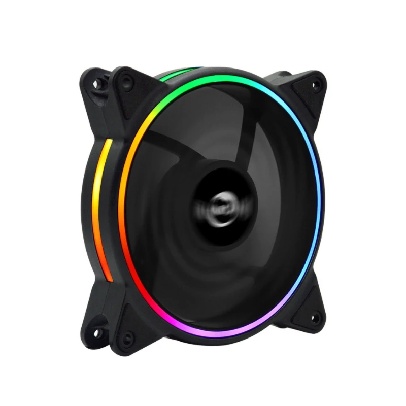 Aigo Ar12 Pro 120mm Pc Computer Case Fan Cooling Cooler 6pin Adjustable Rgb Led 12cm Mute Ventilador Argb Fans Adjust Speed Aura