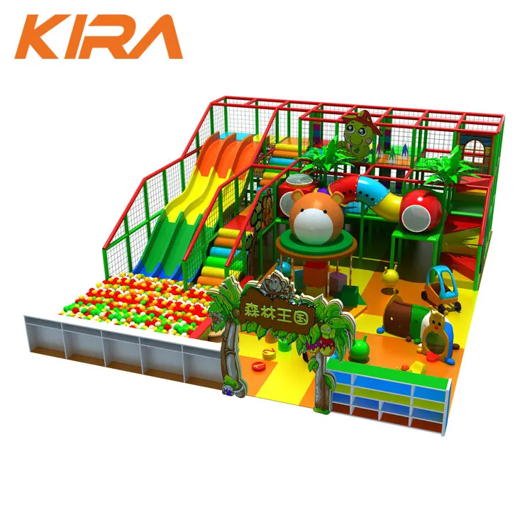 Детский парк развлечений с мягкими играми, изготовленный на заказ