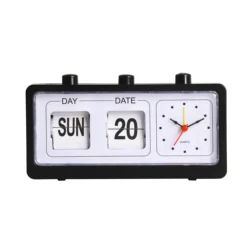 Mechanical Automatic Page Turning Clock Large Desk Clock Digital Retro Auto Flip Clock