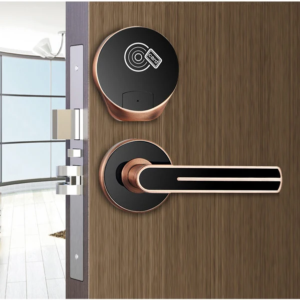 Система блокировки для отеля, электронный замок для отеля с RFID-картой и бесплатным по ANSI для врезной установки