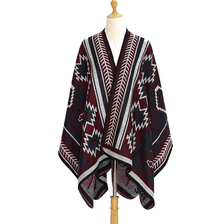  Autumn Winter Cashmere Multifunctional Jacquard Silk Scarf Women Pashmina