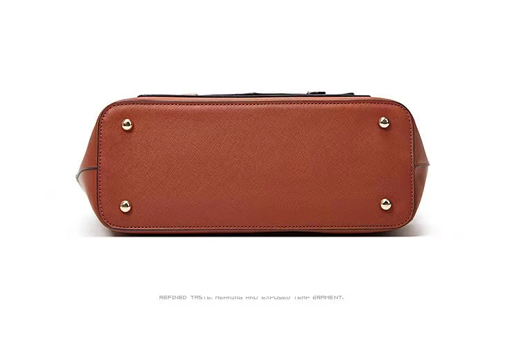 PU material women single shoulder slant backpack handbag set popular in the United States and Canada