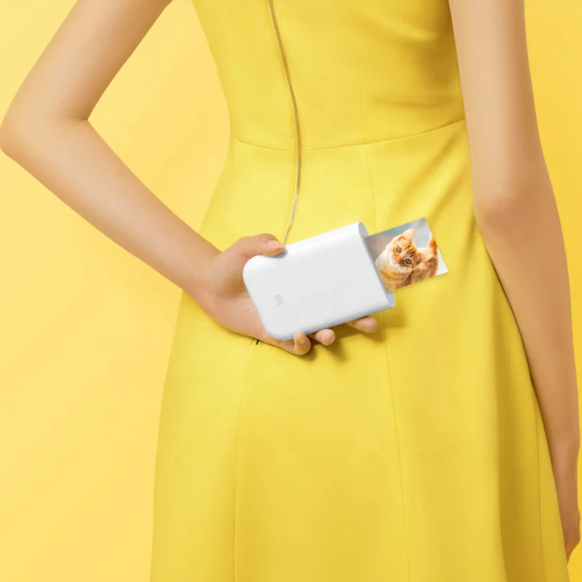 Оригинальный Xiaomi Mijia AR принтер 300 точек/дюйм портативный мини-принтер синий зуб Мобильный телефон карманные фото принтеры