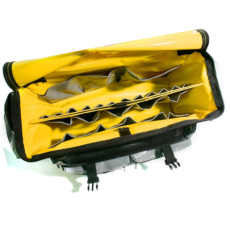 Folding heavy duty vinyl electrical tool kit bags tarpaulin PVC tool bag
