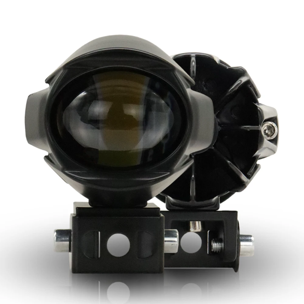 High quality auto parts hi lo beam 6500LM white yellow 65w motorcycle auxiliary light for Off-Road universal car