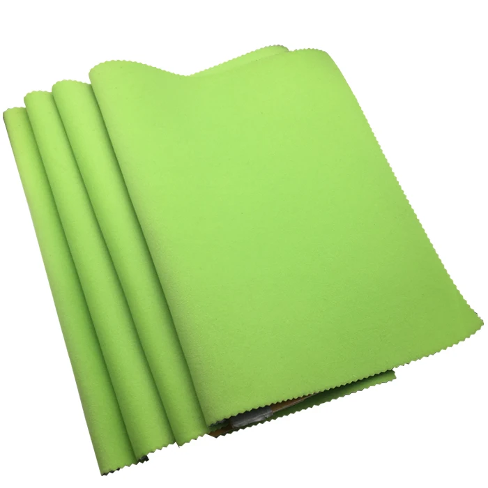 Soft stretchy neoprene brushed polyester terry fabric warm keeping for orthopedic supports 2mm