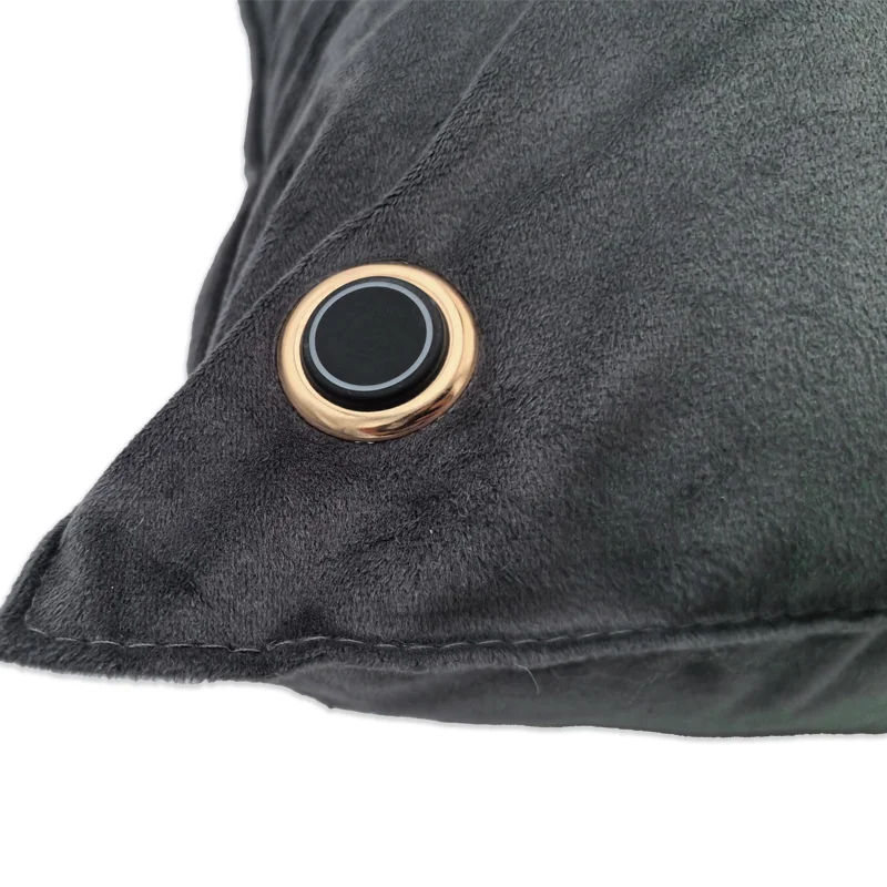 Hot Sale 5v USB Outdoor Throw Cordless Heat Pillow With Power Bank Home Interior Heated Pillow Heating Cushion