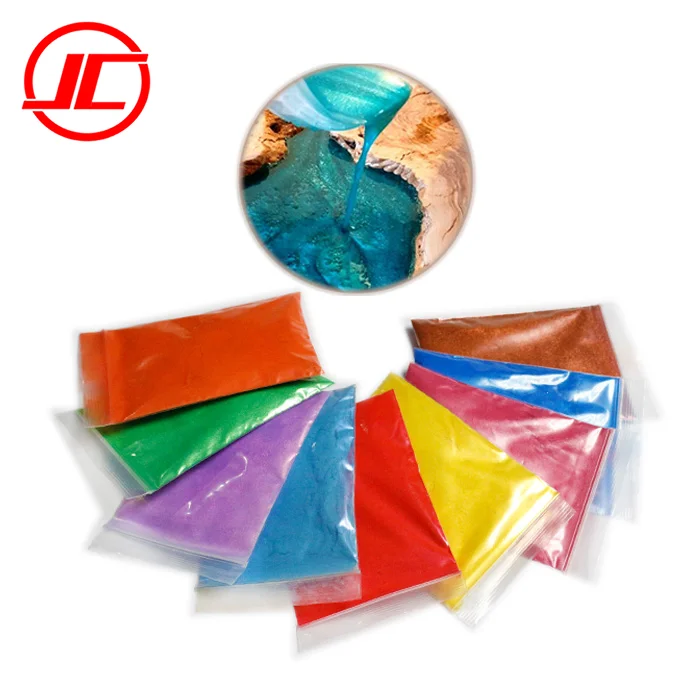 JinCheng  24 color Epoxy Resin Color Pigment free samples mica powder pigment