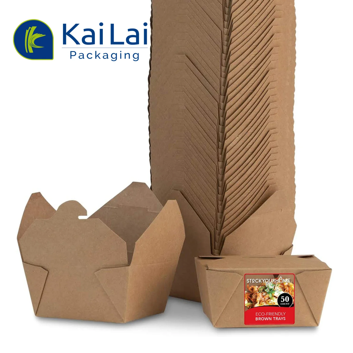 New products branded cake box kraft take away lunch boxes fried chicken packaging box