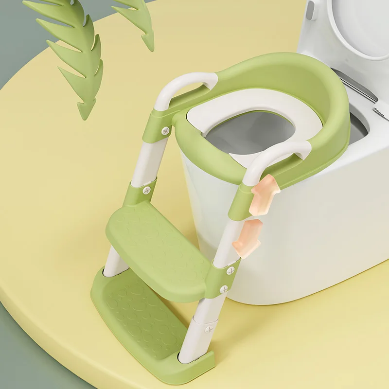 3 In 1 Potty Toilet Trainer Training Toilet Seat with Step Stool and Non-slip Ladder Reducer Portable Potty for Kids