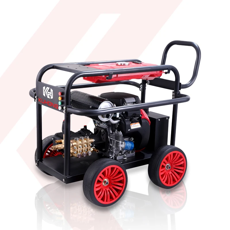 Kuhong 500Bar 7250Psi Car Wash Jet Machine Gasoline Cleaner High Pressure Water Washer for Agriculture