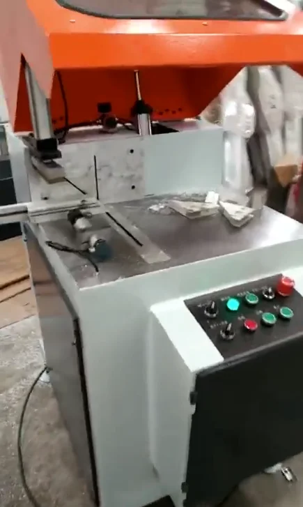 pvc cutting machine single head mitre cutting saw aluminum upcut saw price of aluminium windows and door making machine