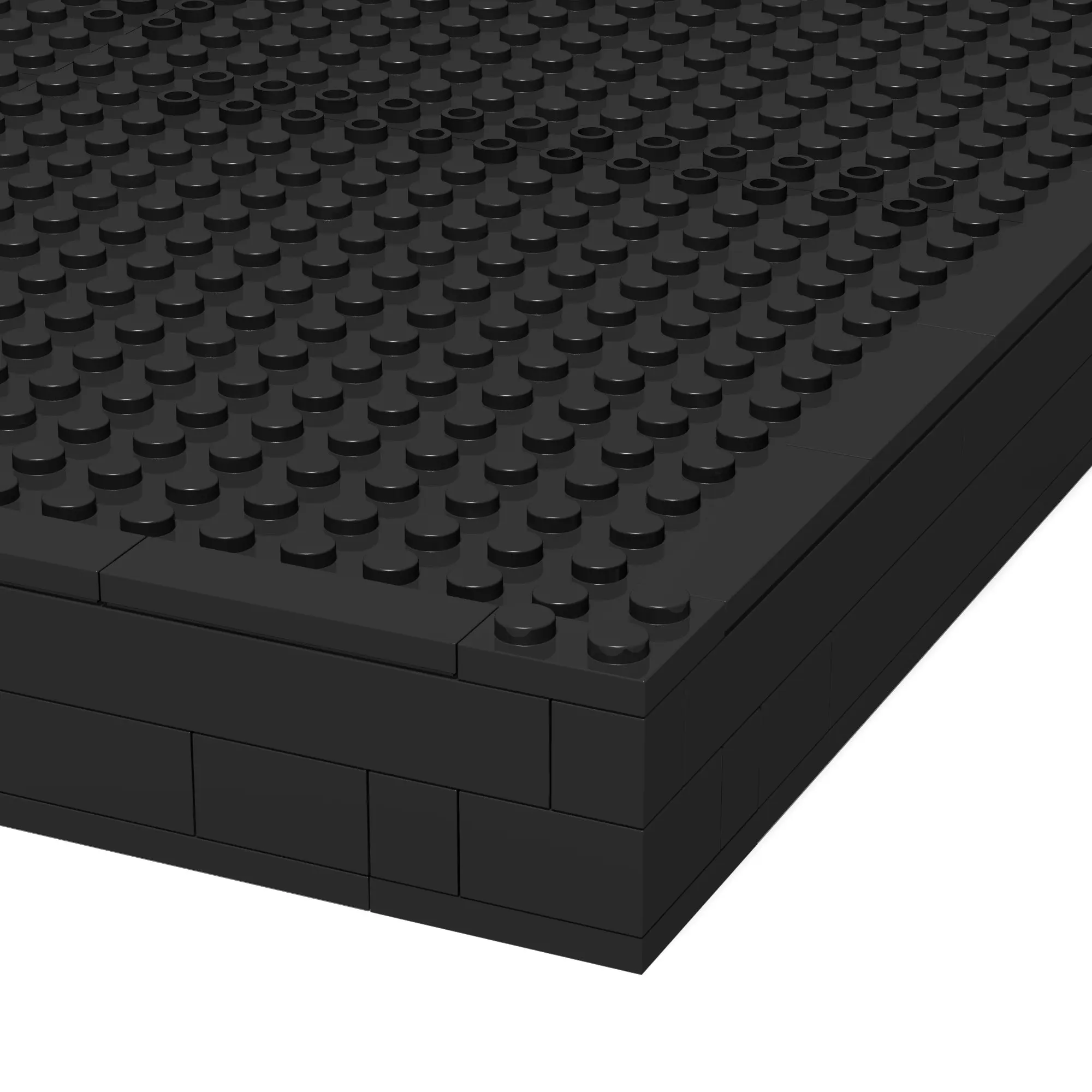 Technic, Brick 16 x 16 x 1 1/3with Holes Interlock Baseplates 65803 for classic Building blocks used for pixel art frame S014