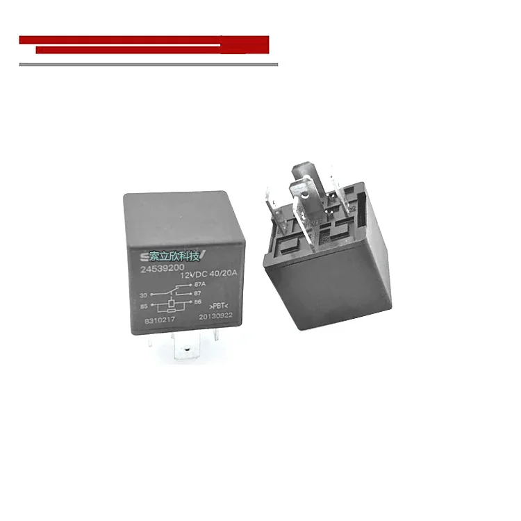 original Automobile 12V  relays  40A/20A  5PIN  12V   HFV4 012-1Z1GR  24539200  Auto relays