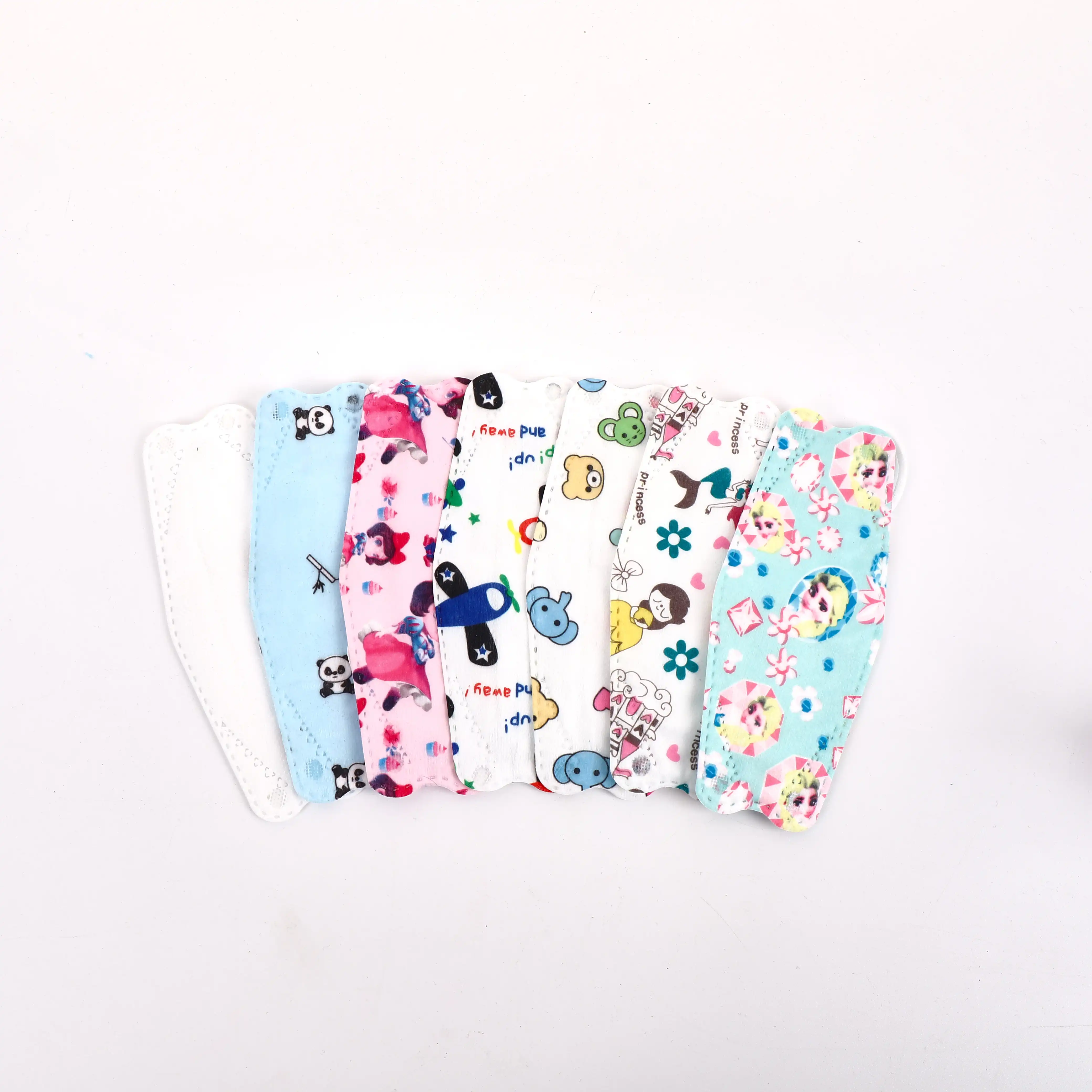 Wholesale 4Ply Ear Hook Korea Fashion Mask Fish Shape Duckbill 3D Kid Children KF94 Disposable child Face Mask