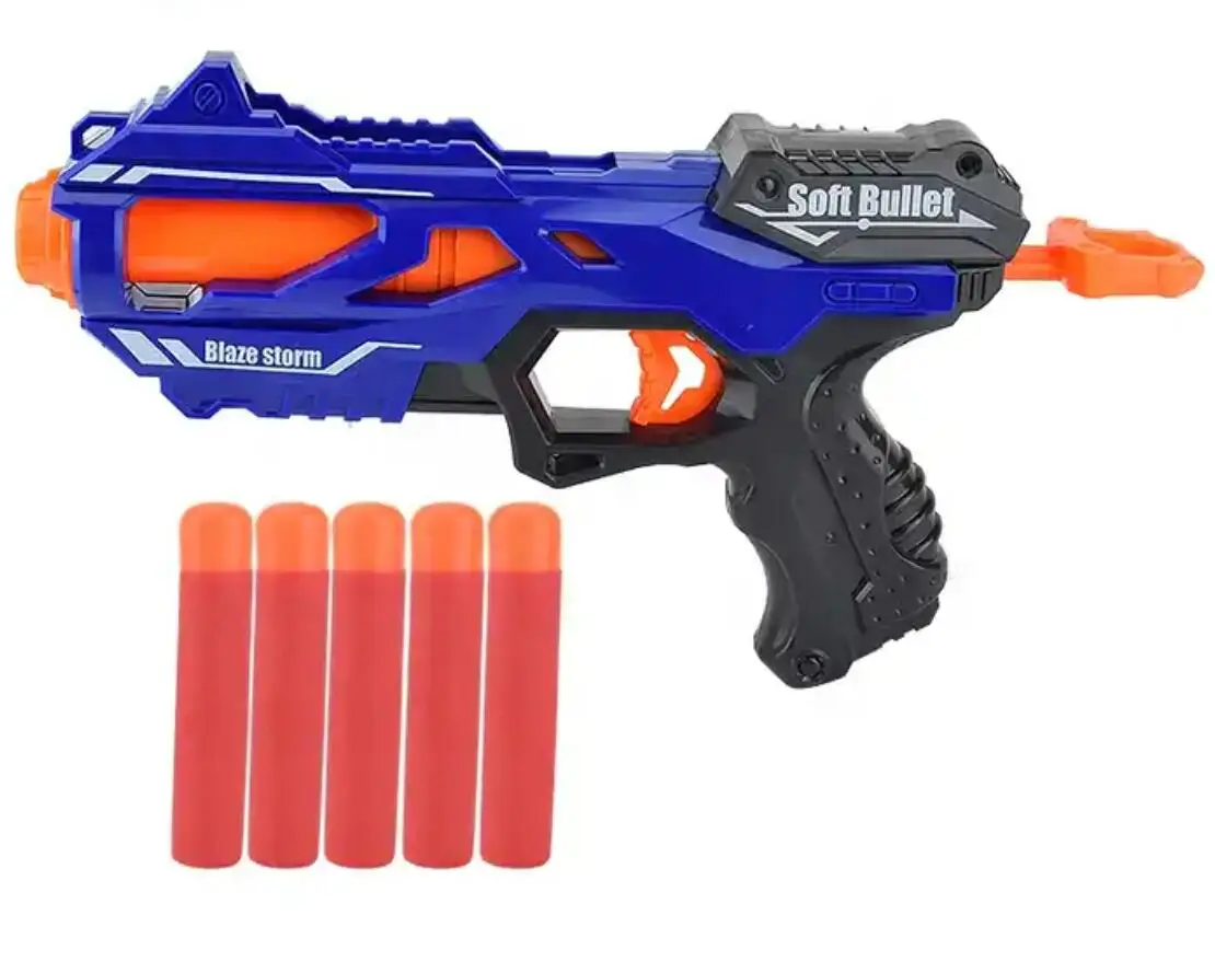 long range shooting toy gun manual darts blaster with 5 big red mega darts for kids gifts