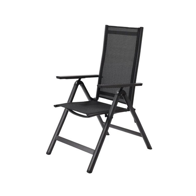 Garden funiture outdoor adjustable reclining chair folding aluminum chair for adults