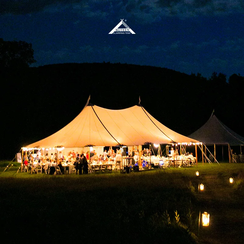 Wholesale Outdoor Canopy Tent 8x16m Steel Waterproof for 100 People Wedding Marquee Tent Party Events Celebration Music Festival