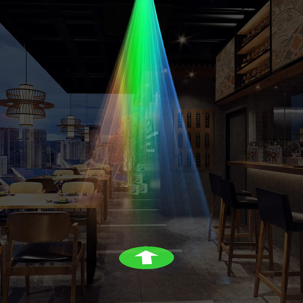 12 Вт gobo сменный Светодиодный прожектор с логотипом le 20 Вт для внутреннего потолка gobo проектор для коридора знак со стрелкой