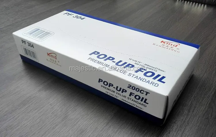 Aluminum Foil Pop Up Sheet 9 x 10 3/4