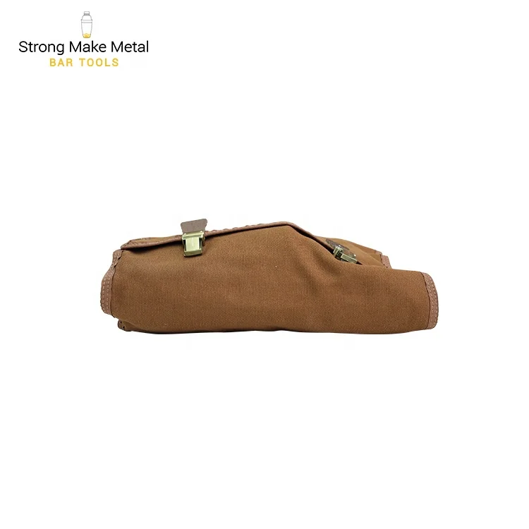 Профессиональные пользовательские Серебряный адвокатское сословие нержавеющей стали набор инструментов 9 шт портативный подарок дорожная Бармен Комплект со складной холщовый мешок