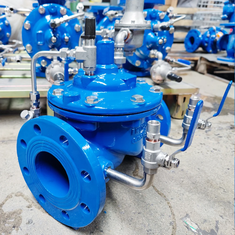 100X PN16 WCB pressure relief releasing valve hydraulic	 pressure reducing valves control valve