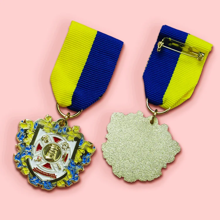 High quality Custom Commemorative round No Minimum Order medals and badges