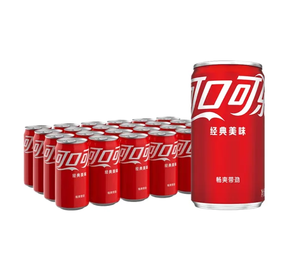 Coca-Cola carbonated beverage soda cans fat cans group purchase whole box wholesale 330ml*24 cans/box